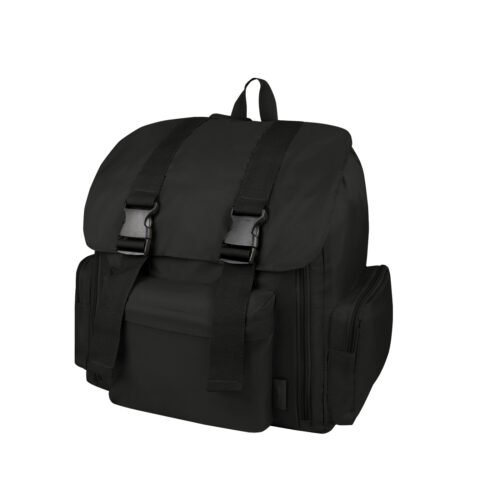 Mochila Mochilera Negra (Apto para Cabina de avión)