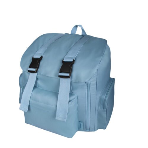 Mochila Mochilera Azul Claro (Apto para Cabina de avión)