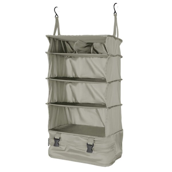 Cubo Organizador de viaje Acordeón 6 compartimientos Light Beige
