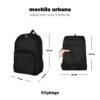 Mochila Urbana Light Negra