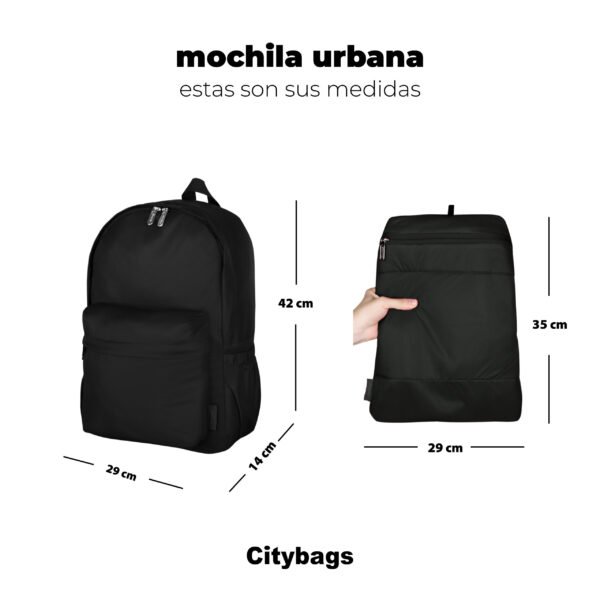 Mochila Urbana Light Negra
