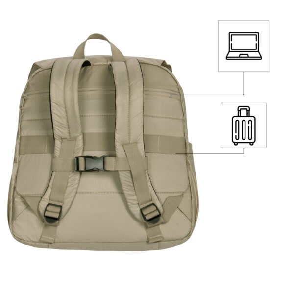 Mochila Cabina Beige (Apto para Cabina de avión)