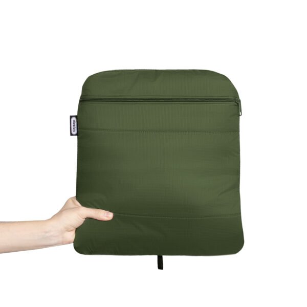 Mochila Cabina Verde Militar (Apto para Cabina de avión)