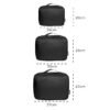 SET X3 CUBOS ORGANIZADORES NEGRO