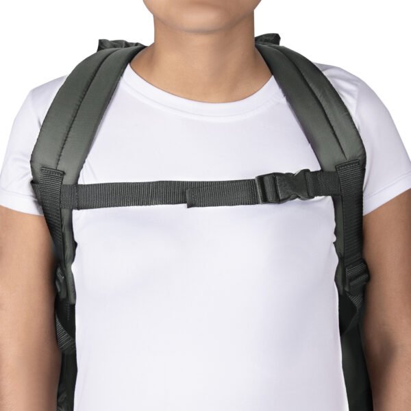 Mochila Mochilera Gris (Apto para Cabina de avión)
