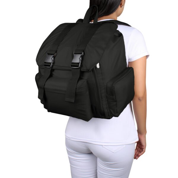 Mochila Mochilera Negra (Apto para Cabina de avión)