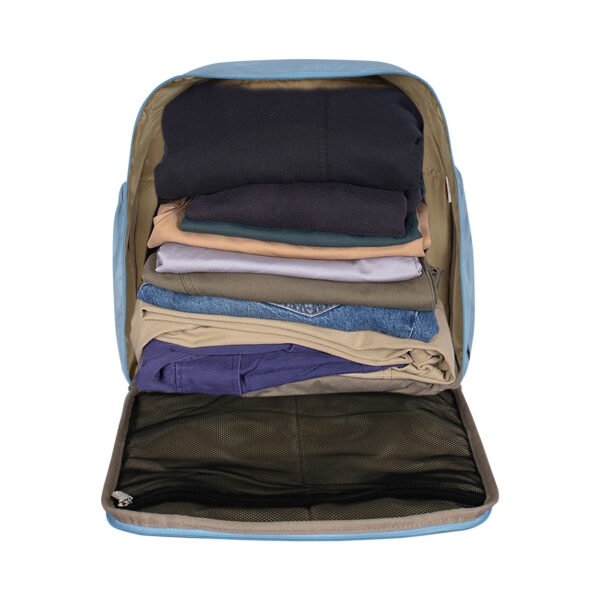 Mochila Cabina Azul Claro (Apto para Cabina de avión)