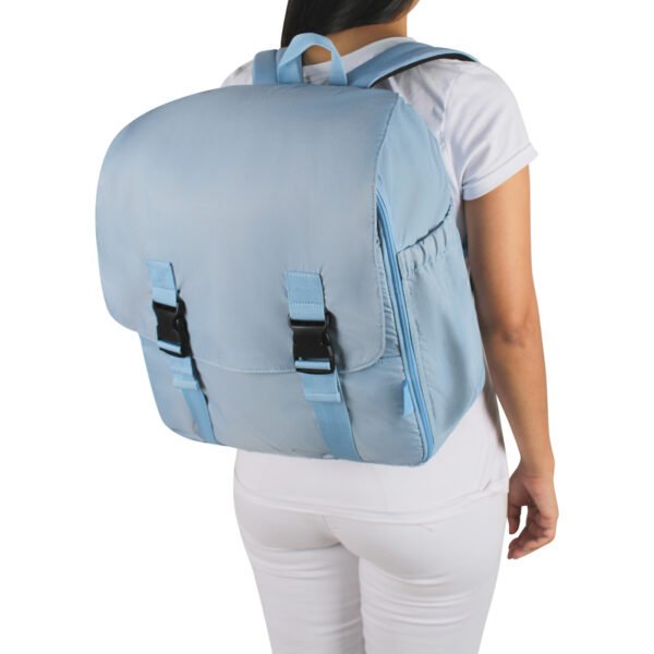 Mochila Cabina Azul Claro (Apto para Cabina de avión)