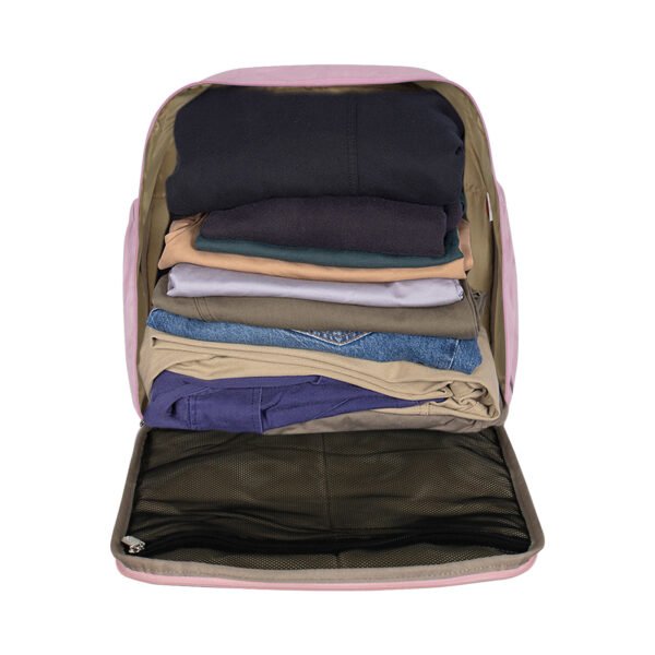 Mochila Cabina Rosado Pastel (Apto para Cabina de avión)