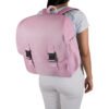 Mochila Cabina Rosado Pastel (Apto para Cabina de avión)