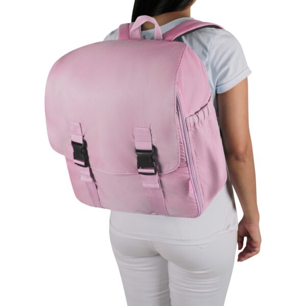 Mochila Cabina Rosado Pastel (Apto para Cabina de avión)