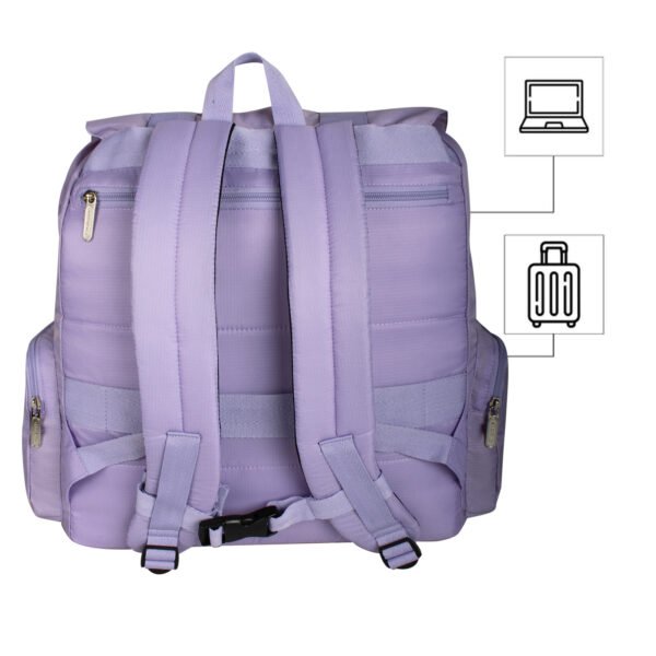 Mochila Mochilera Morado Lila (Apto para Cabina de avión)