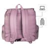 Mochila Mochilera Rosado Pastel (Apto para Cabina de avión)