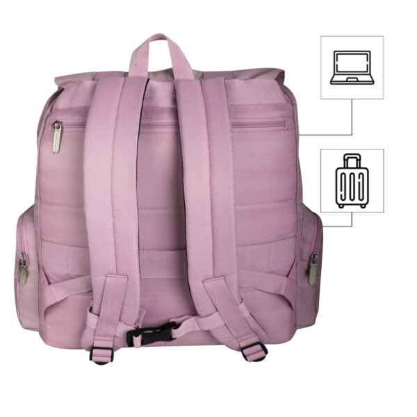 Mochila Mochilera Rosado Pastel (Apto para Cabina de avión)