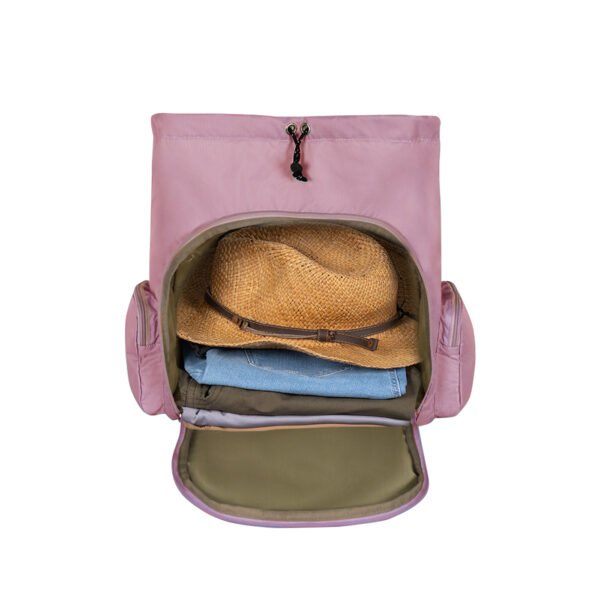 Mochila Mochilera Rosado Pastel (Apto para Cabina de avión)