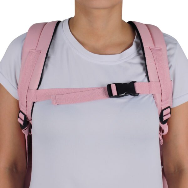 Mochila Mochilera Rosado Pastel (Apto para Cabina de avión)