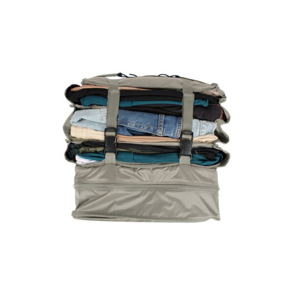 Cubo Organizador de viaje Acordeón 6 compartimientos Light Beige