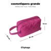 Cosmetiquera Grande Puffer Fucsia