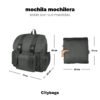 Mochila Mochilera Rosado Pastel (Apto para Cabina de avión)