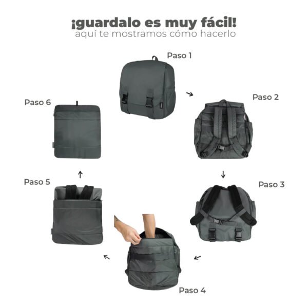 Mochila Cabina Rosado Pastel (Apto para Cabina de avión)
