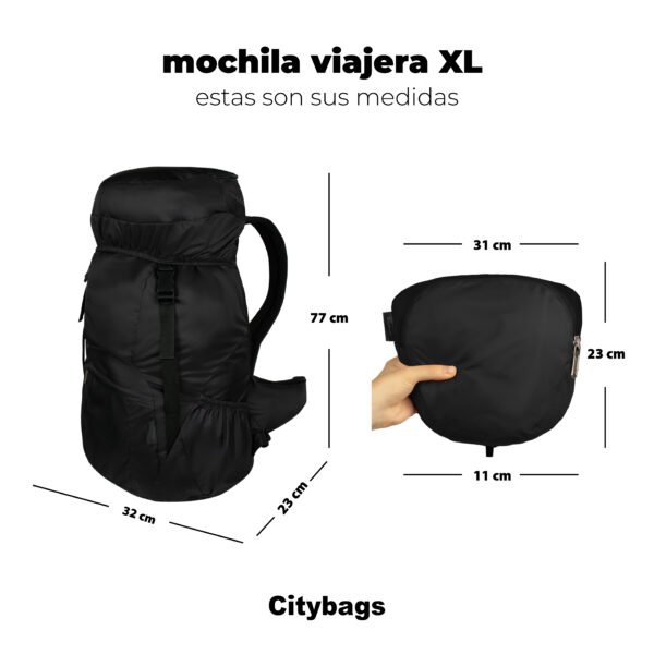 Mochila Viajera XL Light azul