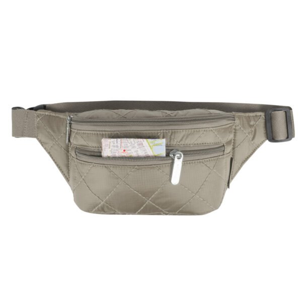 Cangurera Plegable Puffer Beige