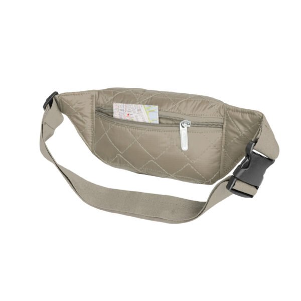 Cangurera Plegable Puffer Beige