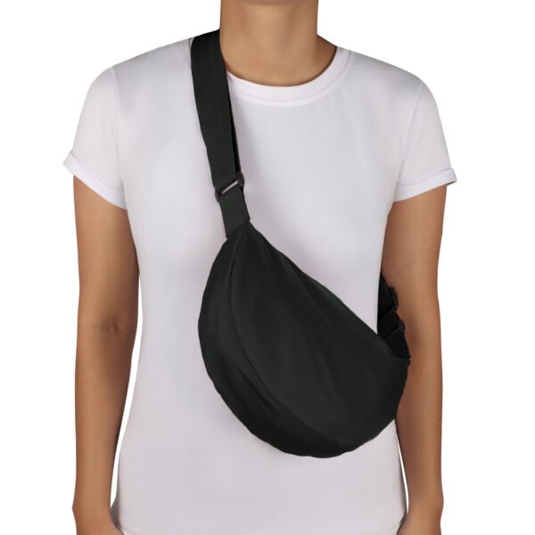 Bolso City Pequeño Manos Libres Plegable Negro