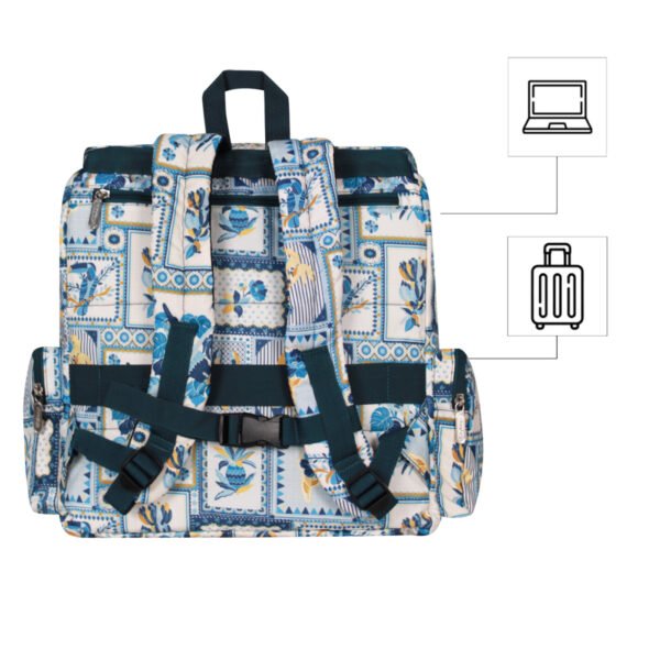 2557-4MorralMochileroXLULTRAEstampadoTropicCitybagsMulticolor Mochila Mochilera ULTRA Estampado Glam