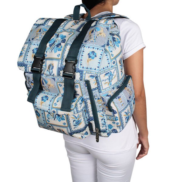 2557-6MorralMochileroXLULTRAEstampadoTropicCitybagsMulticolor Mochila Mochilera ULTRA Estampado Glam