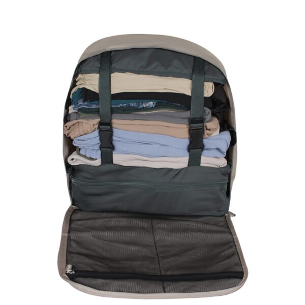 Cubo Organizador de viaje Acordeón 6 comaprtimientos Light Gris