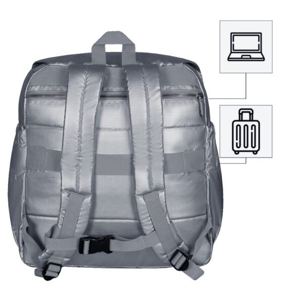 Mochila Cabina Ultra Brillante Silver