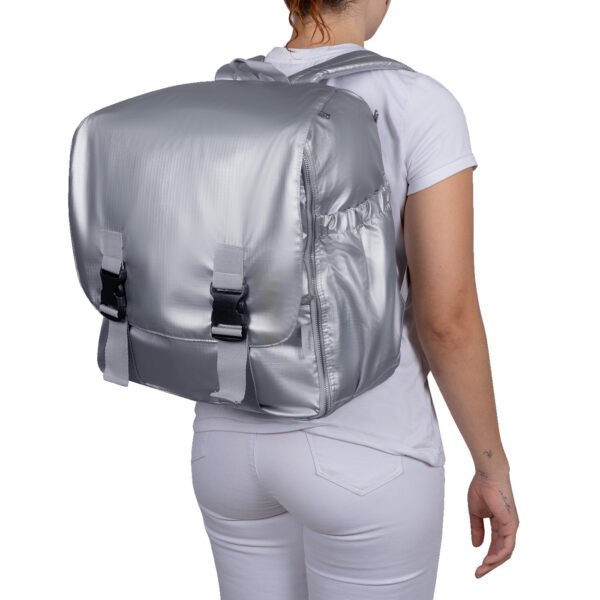 Mochila Cabina Ultra Brillante Silver