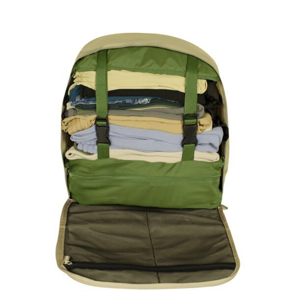 2985-4Cubos Organizador de viaje Acordeon 6 compartimientos Light Verde Pino Cubos Organizador de viaje Acordeon 6 compartimientos Light Verde Pino