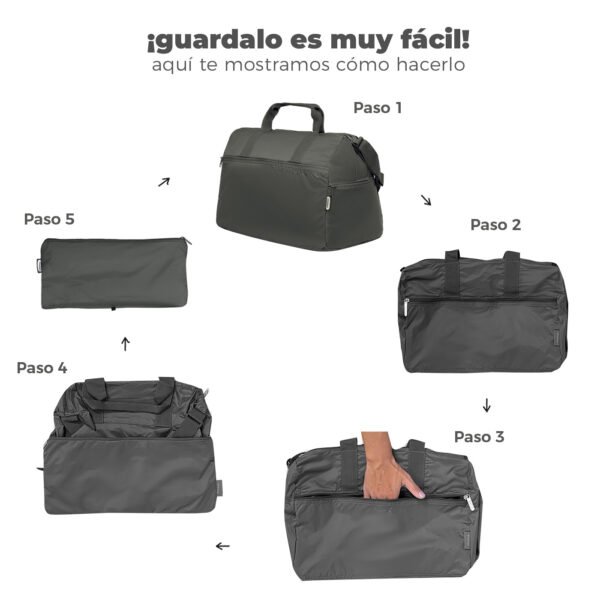 Maleta M Plegable Azul Osura